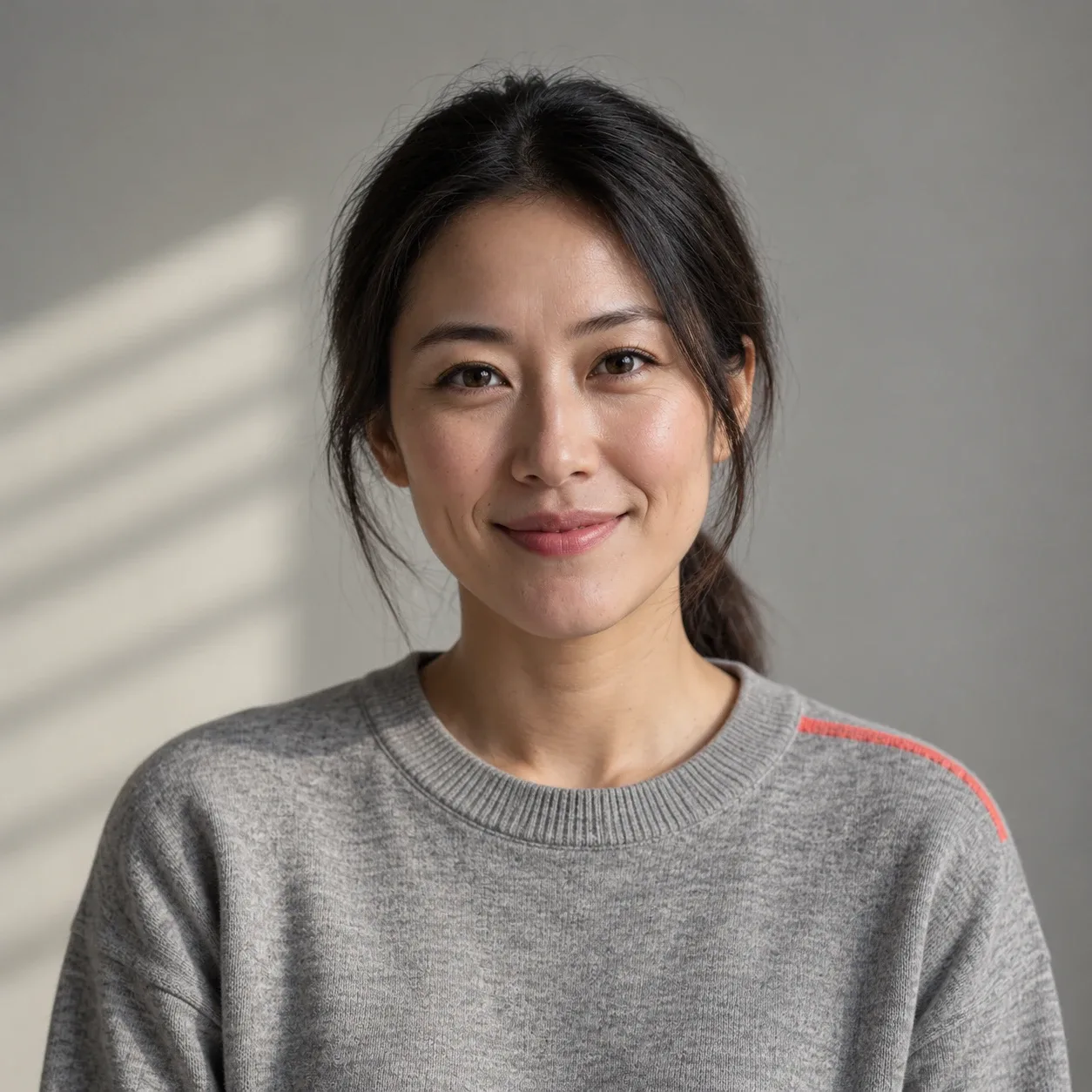 Lena Wu of the Zuma team, smiling in a window-lit portrait