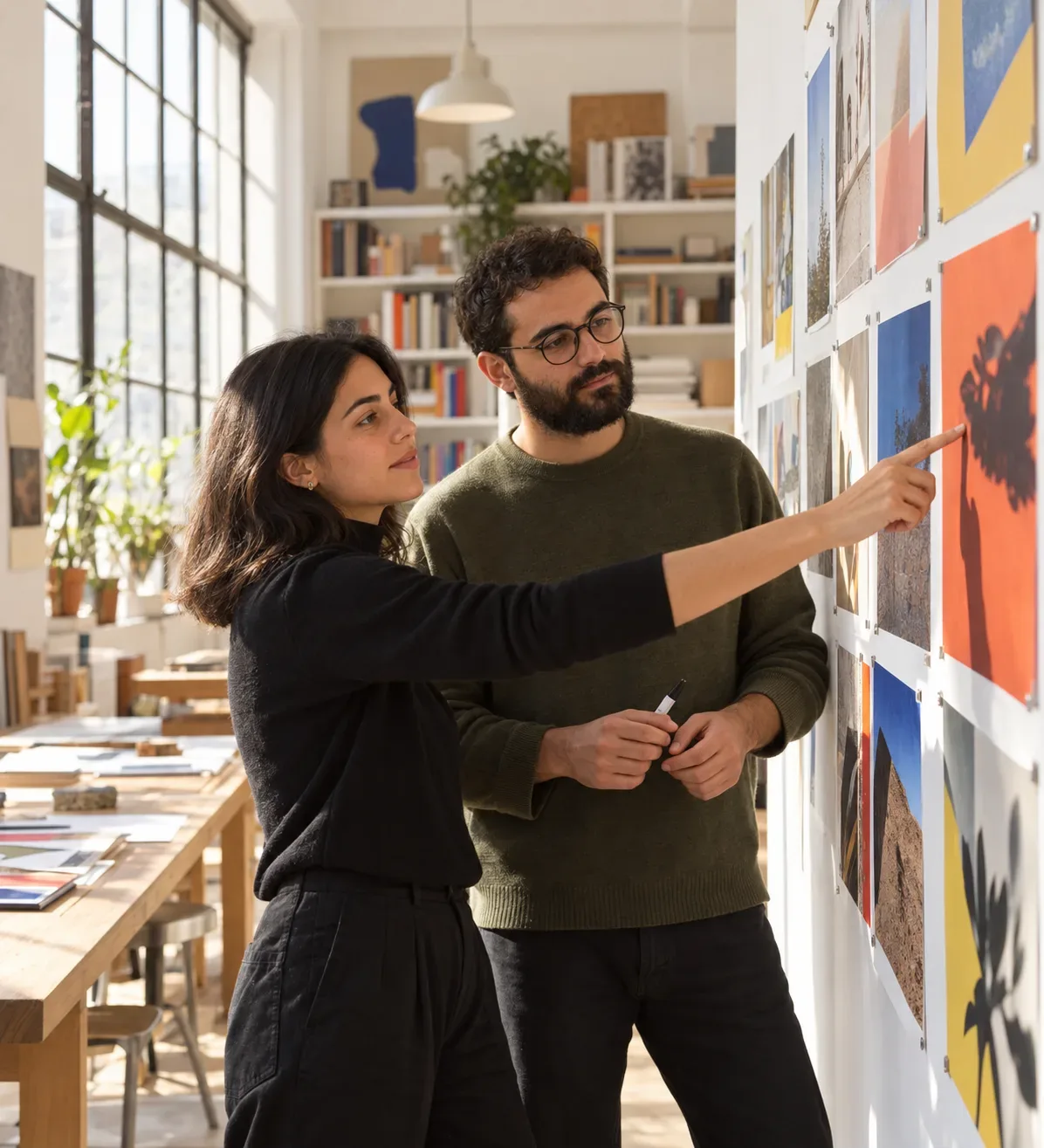 A coaching session in progress