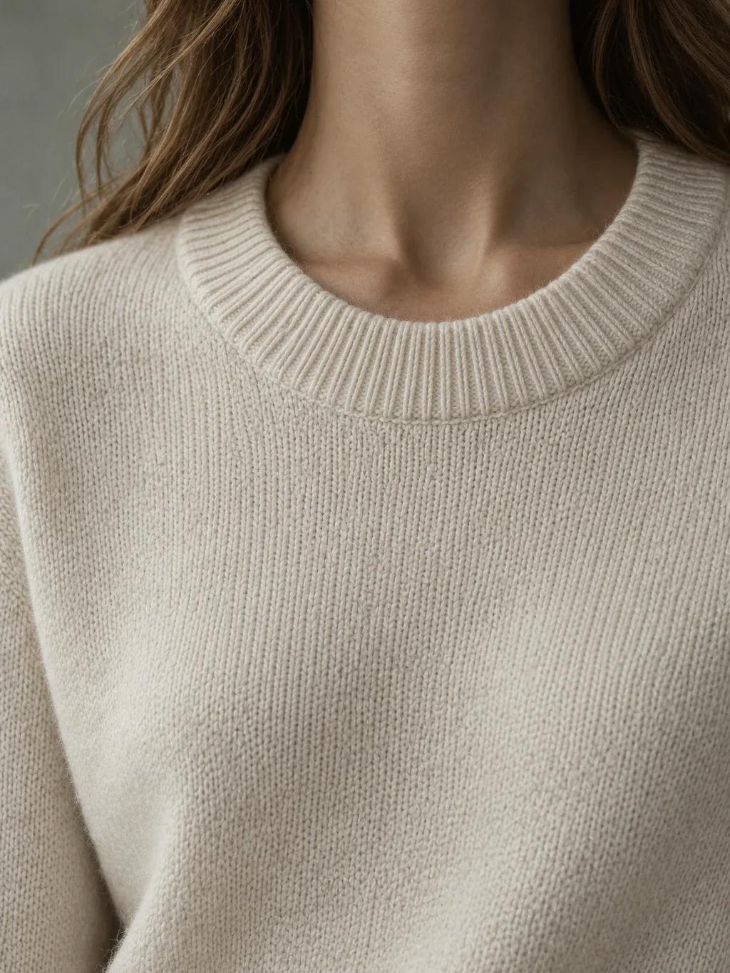 Céleste Hoops worn in soft grey window light